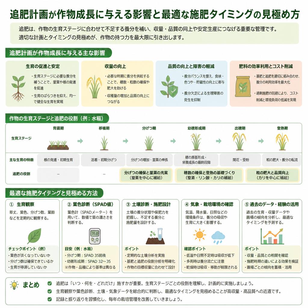 追肥計画の重要性