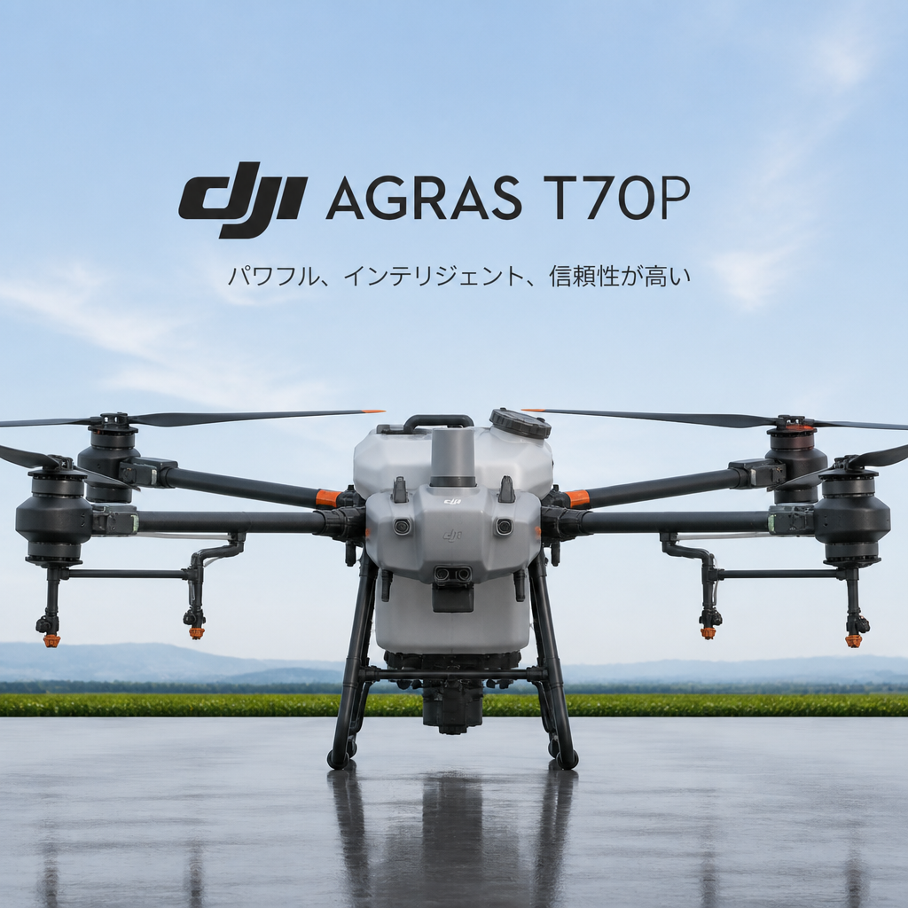 大型ドローンで、精度の高い農薬散布を実現